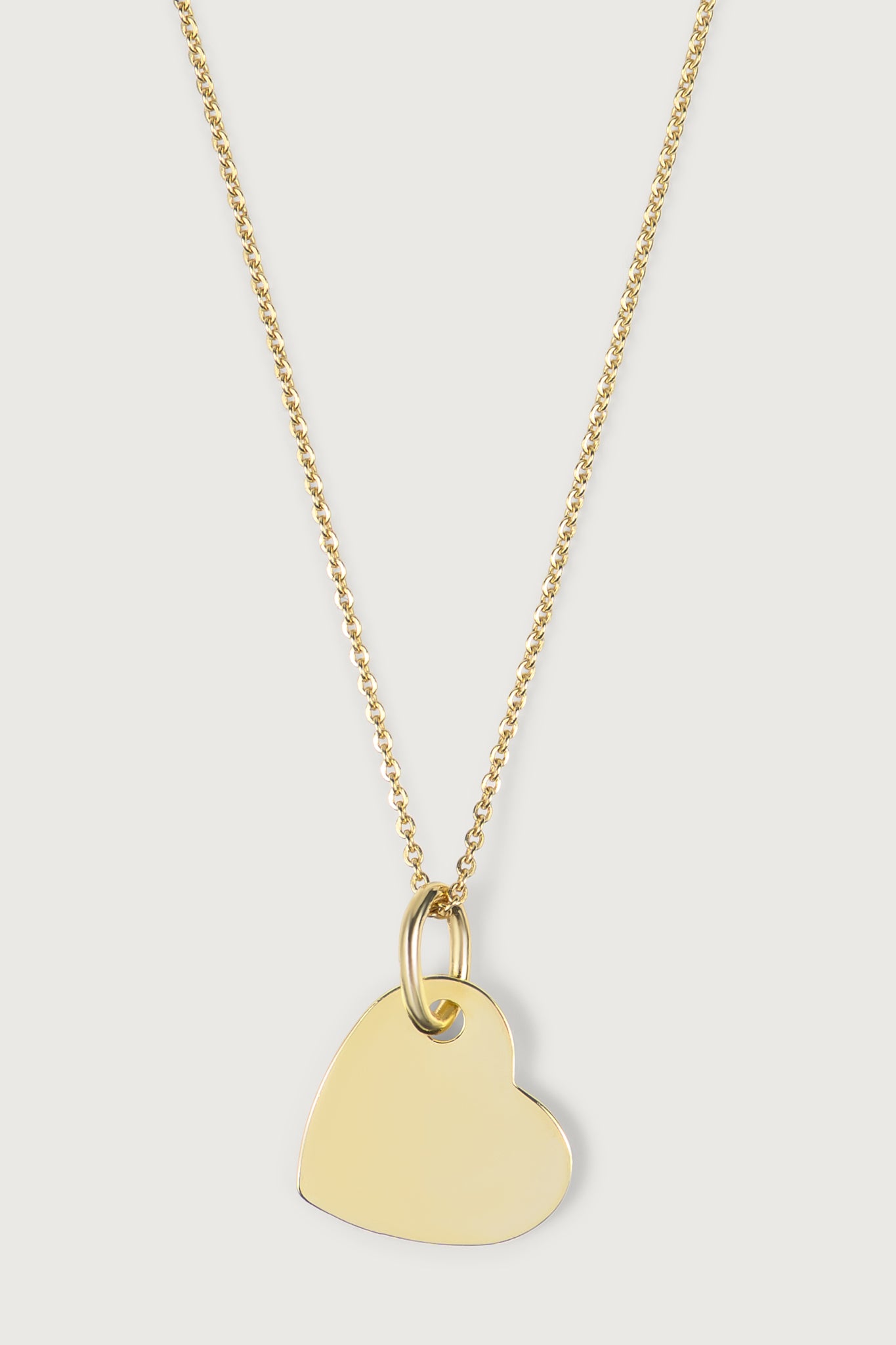 EINZELNES HERZ 10 mm I 8K GOLD