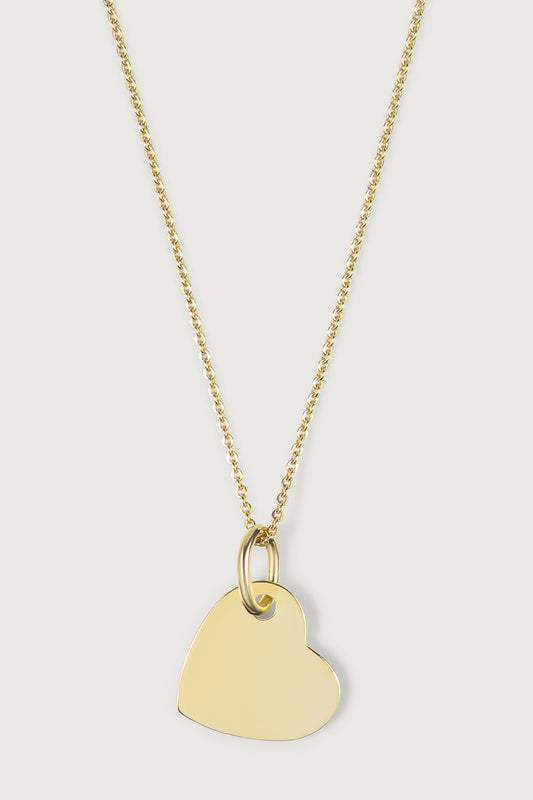 EINZELNES HERZ 10 mm I 8K GOLD