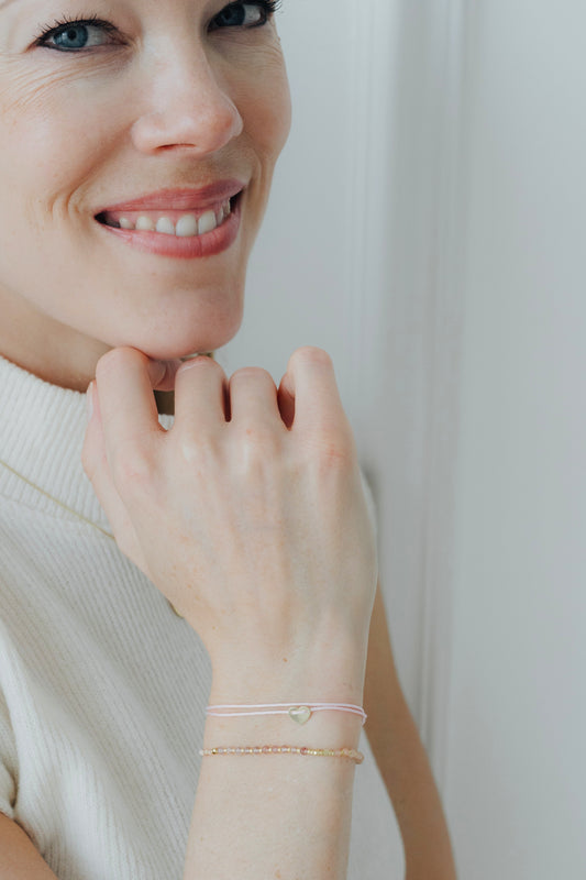 LOVE WITHIN I Rosa Edelstein Armband