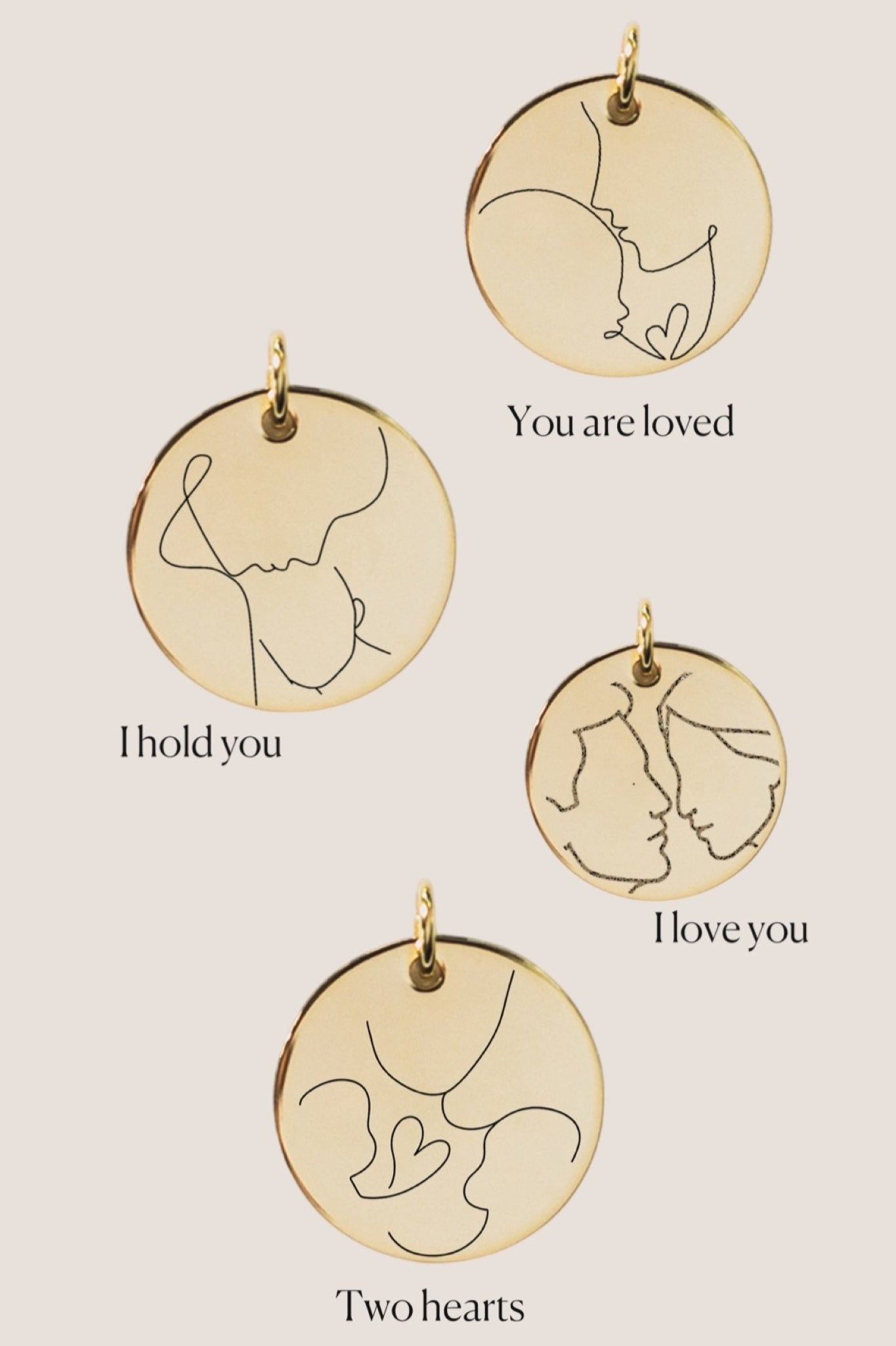MEMORIES COLLECTION I ARMBAND MIT PLÄTTCHEN I 8 K GOLD
