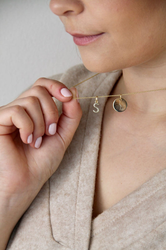 MEMORIES COLLECTION I EINZELNES PLÄTTCHEN I 8K GOLD