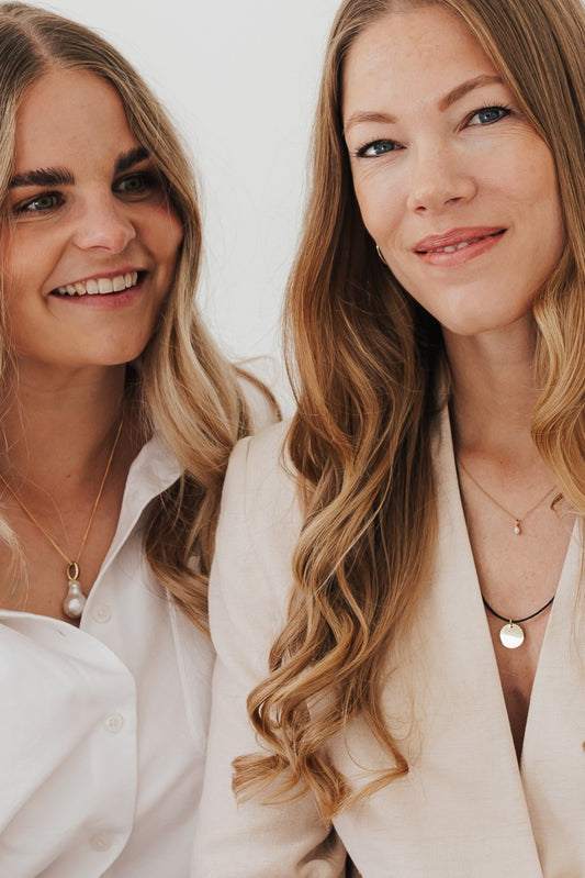 PEARL I KETTE 8K GOLD Lang, filigran mit Süßwasser Barockperle