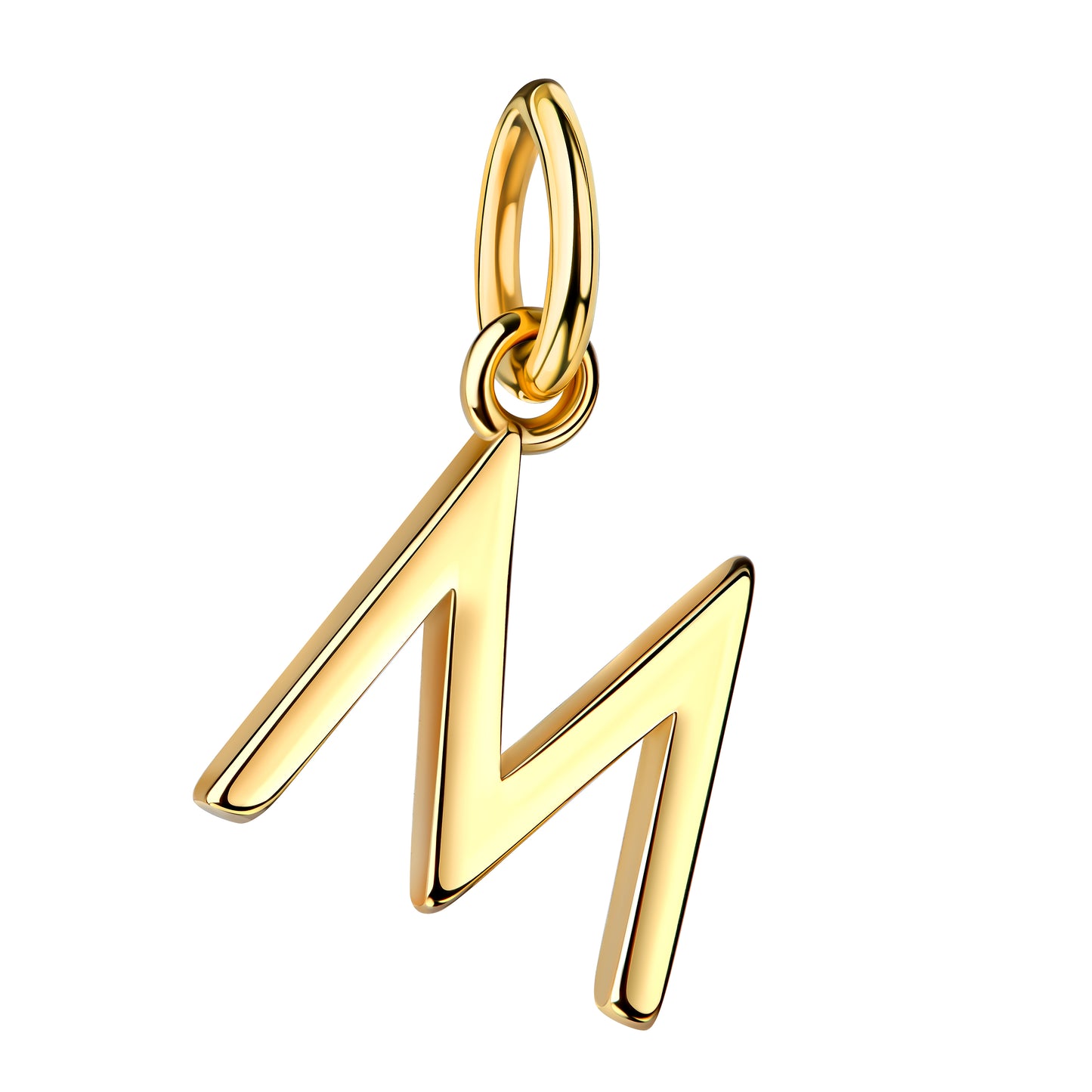 WRITE YOUR STORY I INITIAL KETTE 8K GOLD Kurz, filigran mit einem Initial in 10 mm