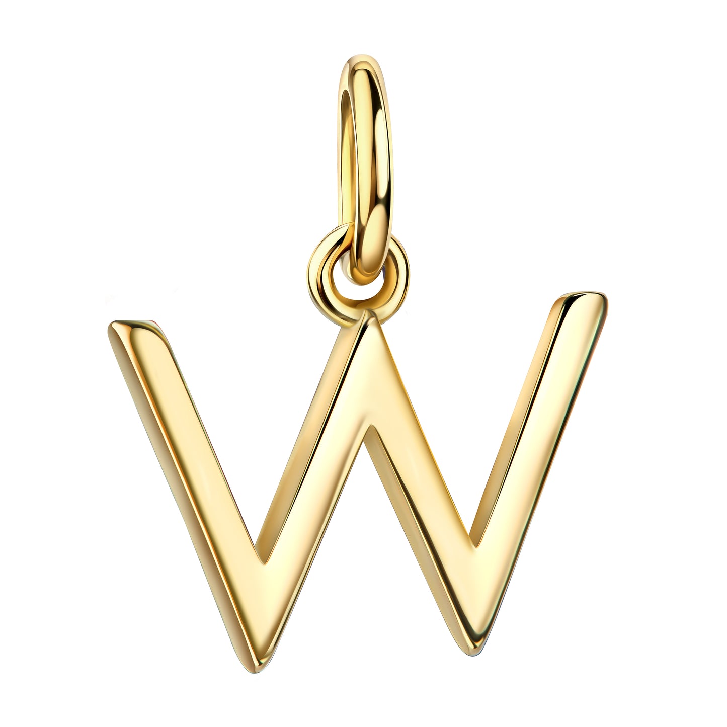 WRITE YOUR STORY I INITIAL KETTE 8K GOLD Kurz, filigran mit einem Initial in 10 mm