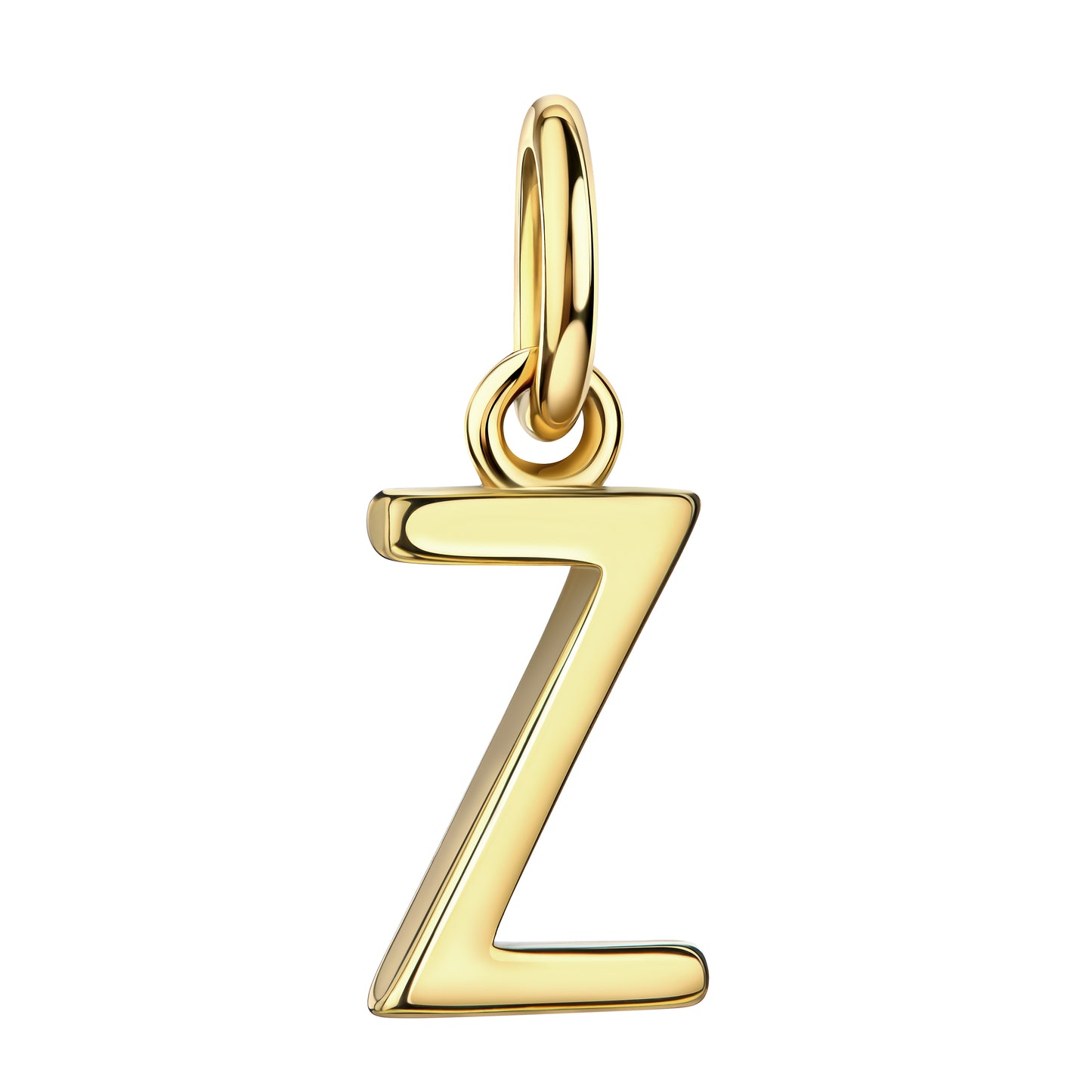 WRITE YOUR STORY I INITIAL KETTE 8K GOLD Kurz, filigran mit einem Initial in 10 mm