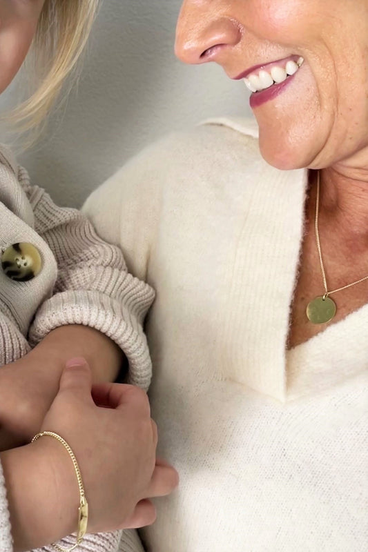 SOPHIE I KINDERARMBAND 8K GOLD mit Gravur