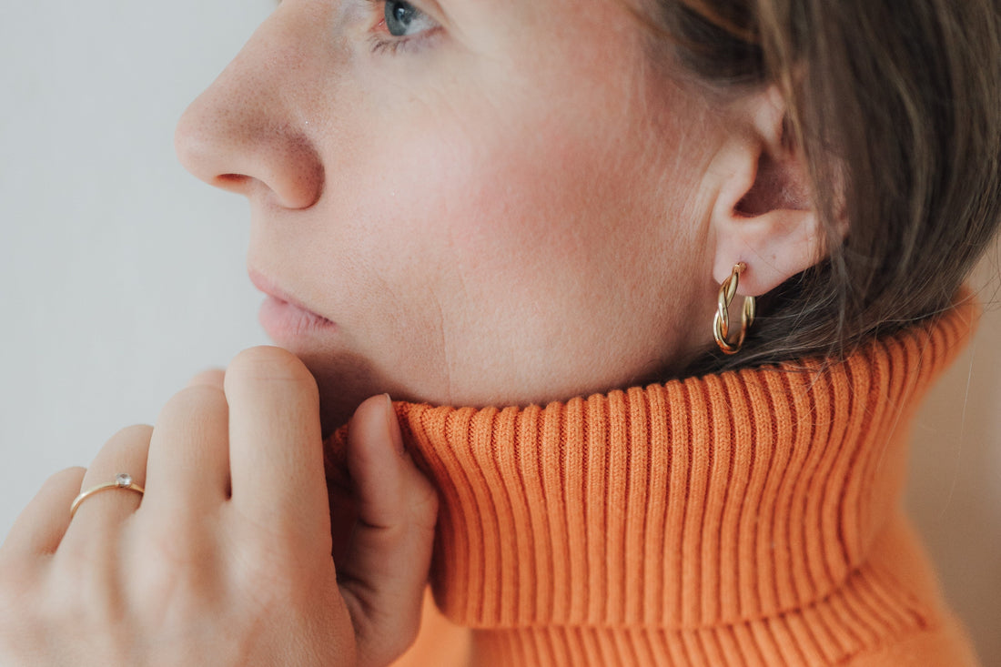 NEU IM SHOP I Vergoldeter Statement Schmuck