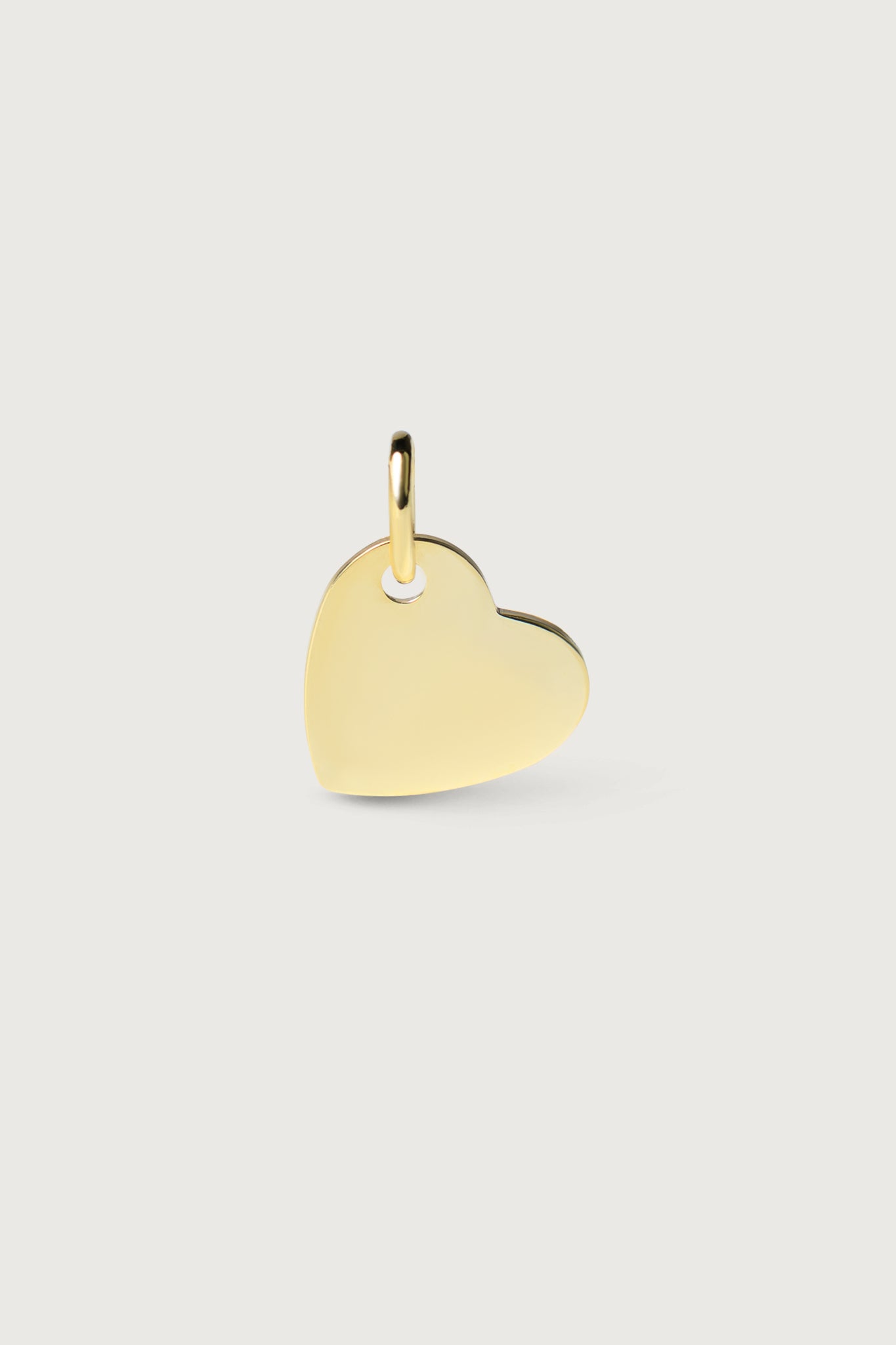 EINZELNES HERZ 10 mm I 8K GOLD