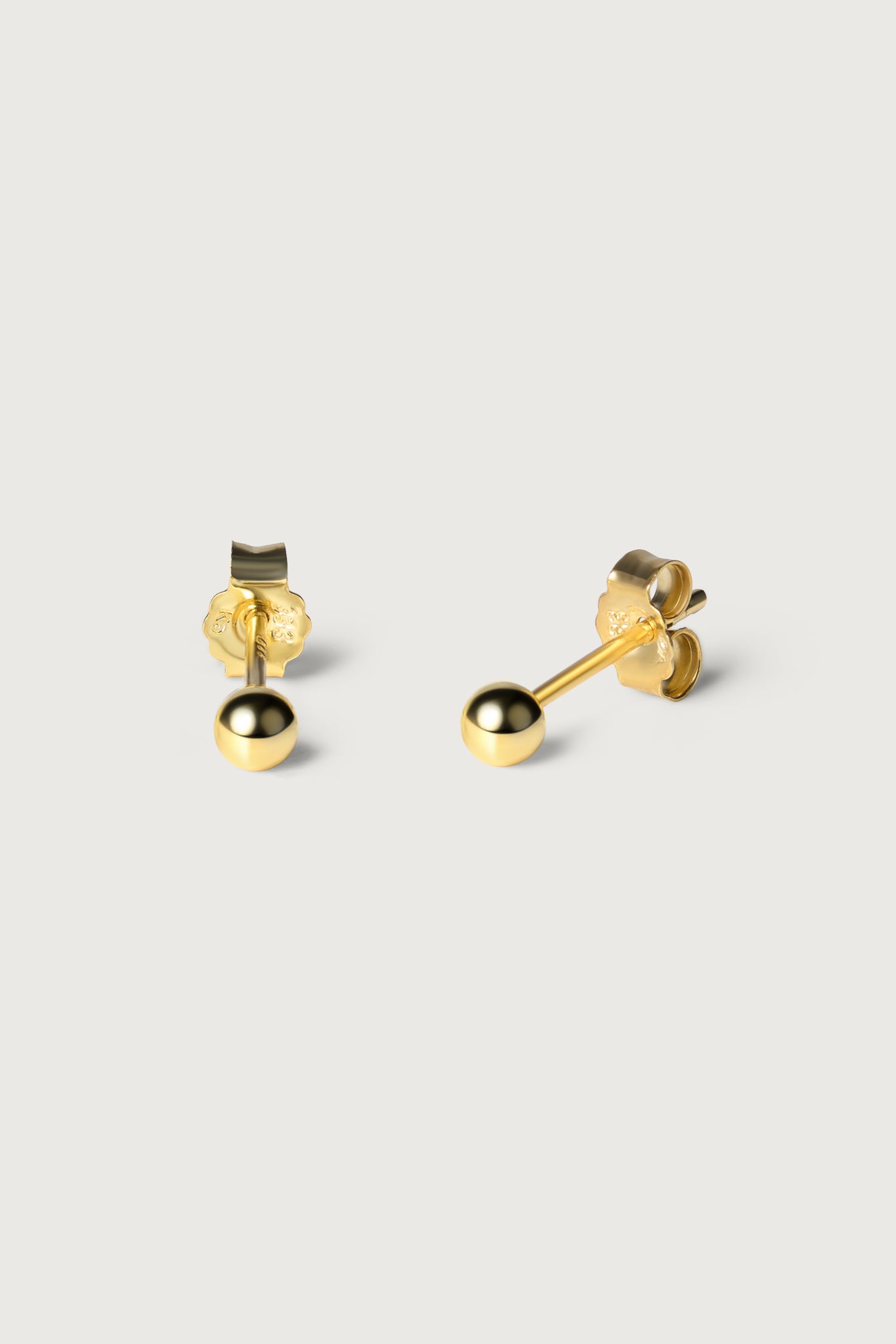 GOLD STUDS I OHRSTECKER 3 mm o 5 mm