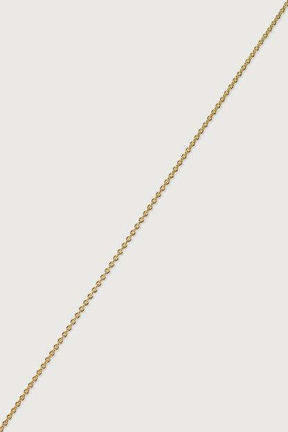 EINZELNE KETTE I MITTELLANG Zarte Ankerkette 42 - 45 cm