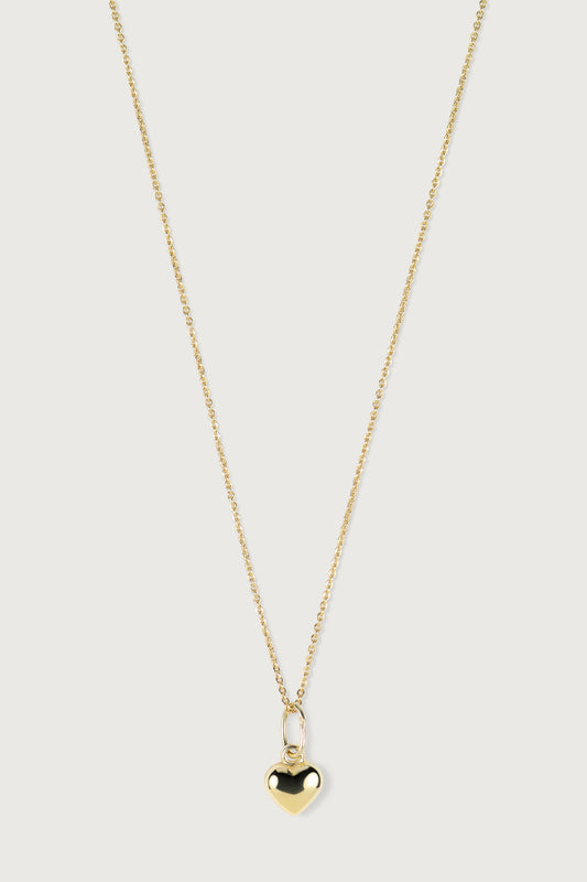 RISE I KETTE 8K GOLD Mittellang, sehr fein mit Herz