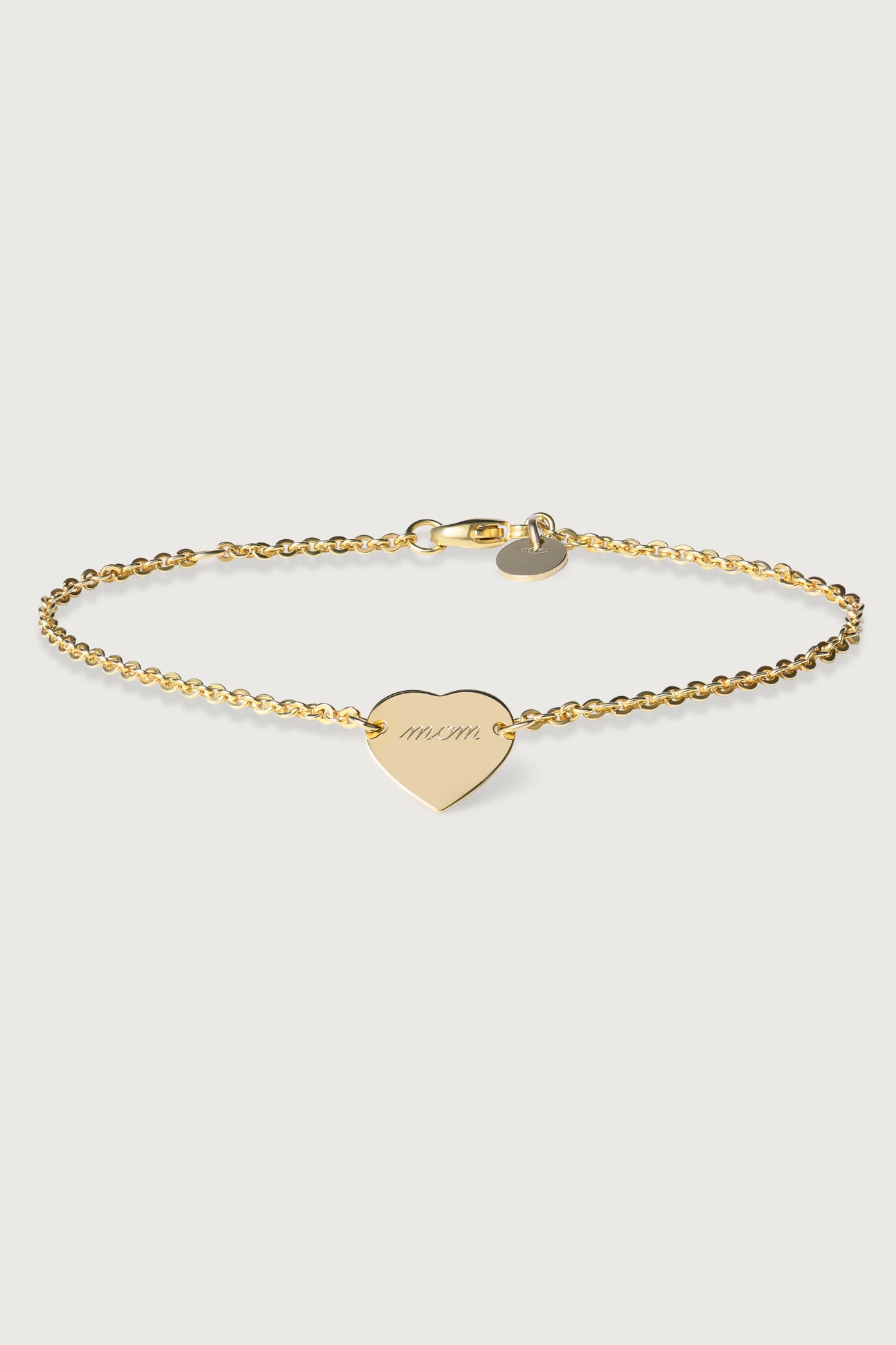 HEART I ARMBAND Eingefasstes Herz