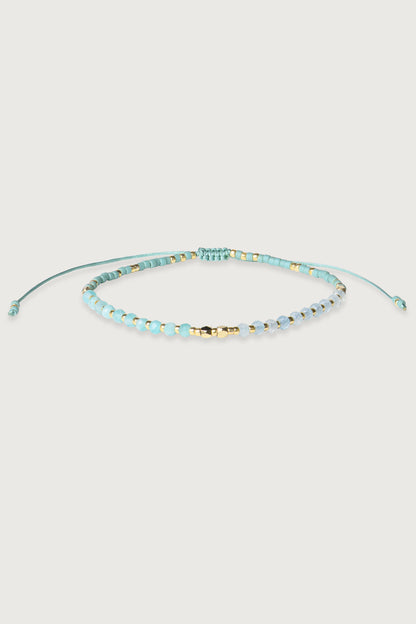 NEW ENERGY I Türkis-Grünes Edelstein Armband