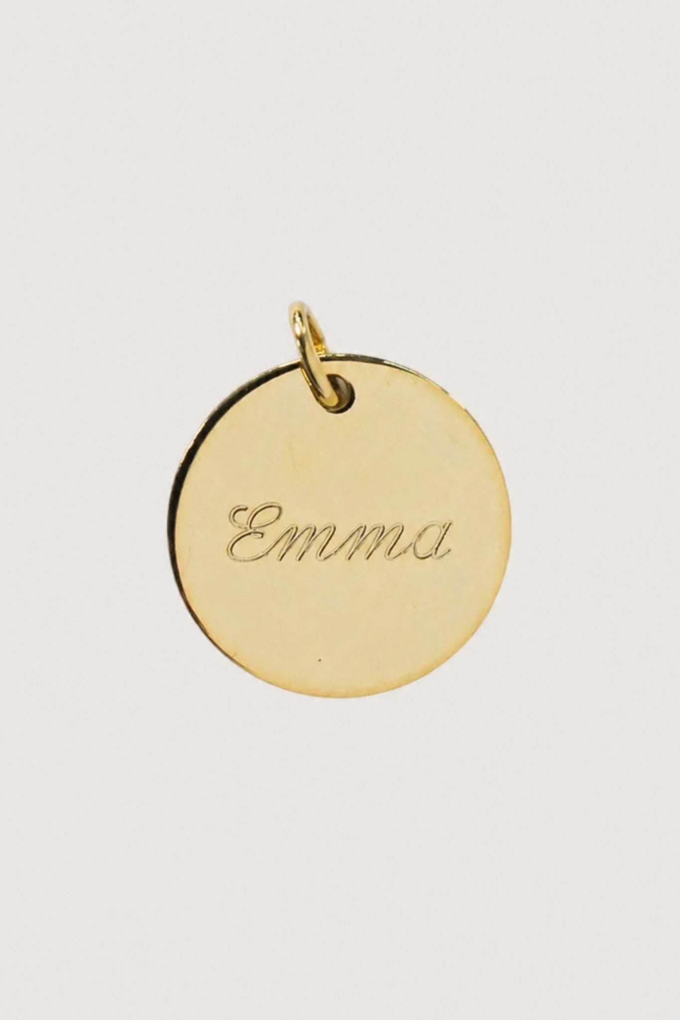 EINZELNES PLÄTTCHEN I 8K GOLD I 16 mm