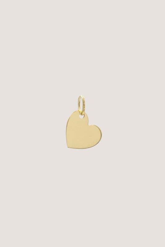 EINZELNES HERZ 10 mm I 8K GOLD