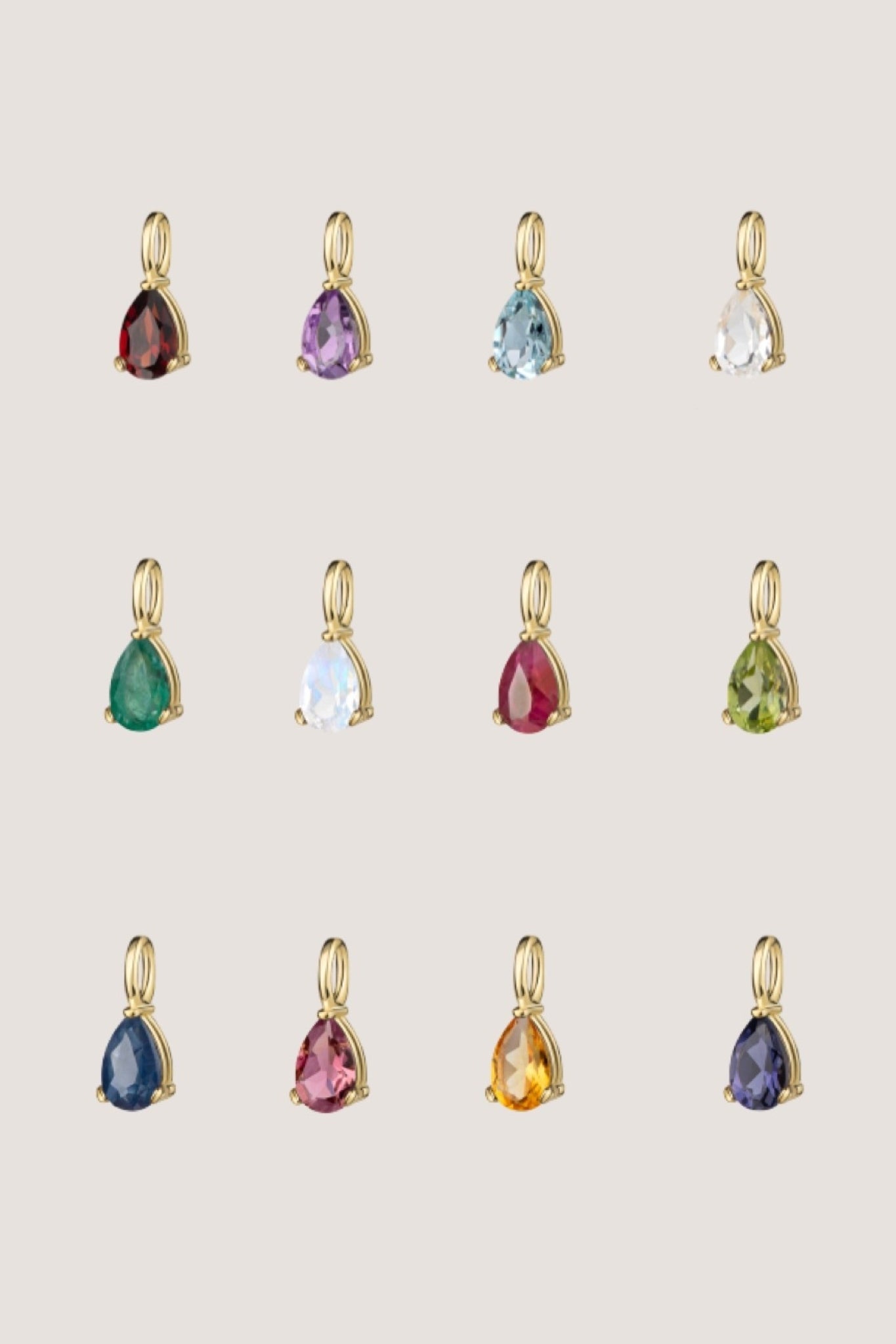 BIRTHSTONE I Einzelner Geburtsstein als Anhänger