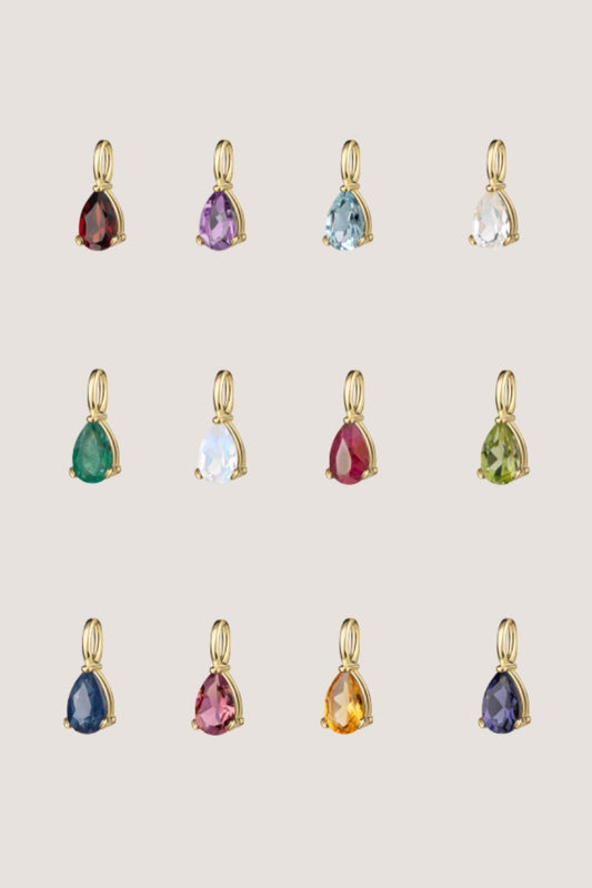 BIRTHSTONE I Einzelner Geburtsstein als Anhänger
