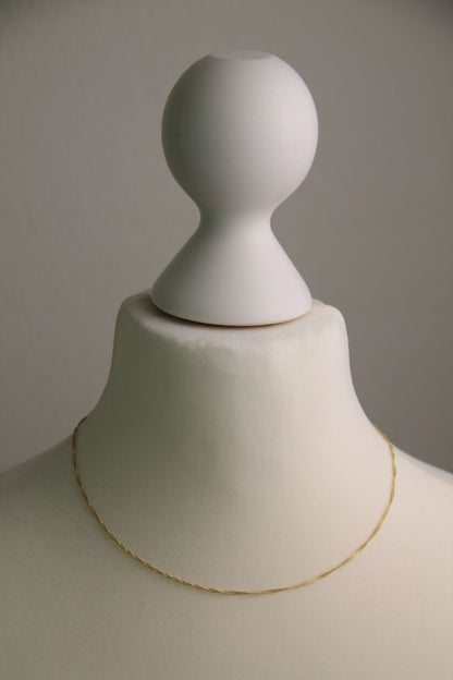 PURE I KETTE 8K GOLD Zarte Layering Kette