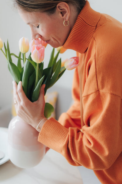 RISE I STOFFARMBAND mit Herz I 8K GOLD