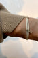 CHARMS COLLECTION I STOFFARMBAND mit Initial I 8K GOLD