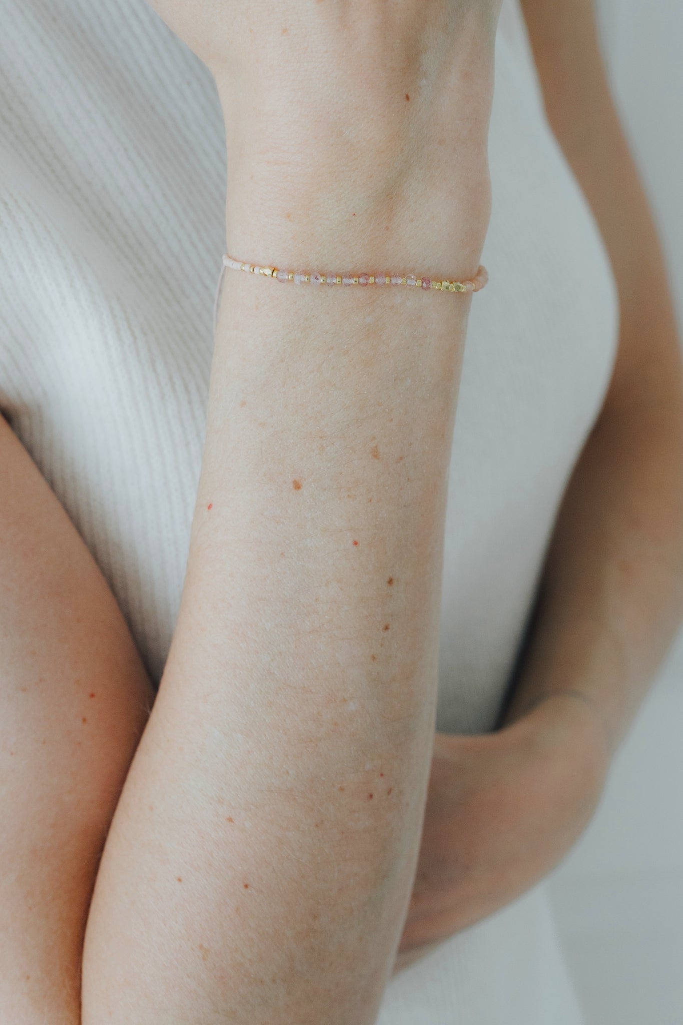 LOVE WITHIN I Rosa Edelstein Armband