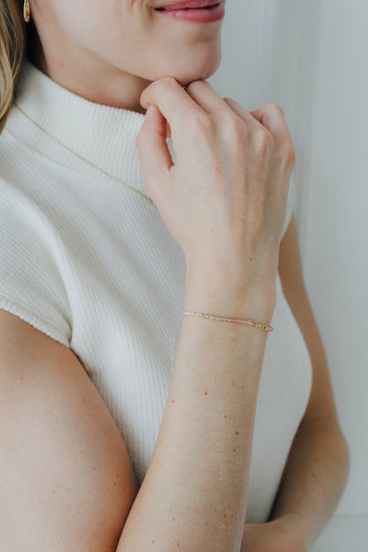 LOVE WITHIN I Rosa Edelstein Armband