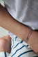 MYLOVE I STOFFARMBAND FÜR KINDER mit Herz als Anhänger I 8K GOLD