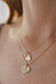 LOVE MORE I KETTE 8K GOLD Mittellang, filigran mit Herz in 10 mm und Geburtsstein