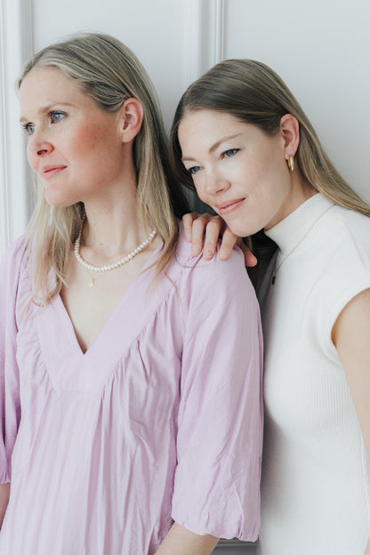 LOVE I KETTE 8K GOLD Mittellang, filigran mit Herz in 10 mm