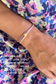 MYLOVE I STOFFARMBAND mit Herz als Anhänger I 8K GOLD