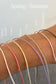 MYLOVE I STOFFARMBAND mit großem Herz als Anhänger I 8K GOLD