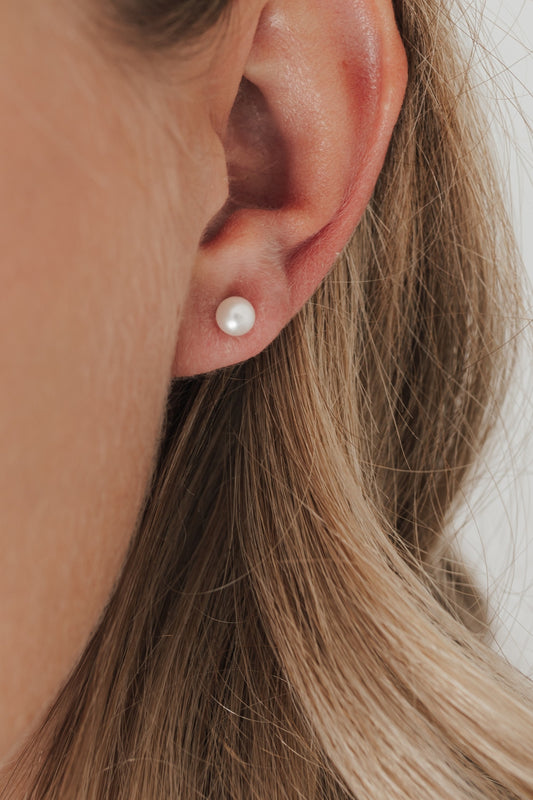 PURE GRACE I OHRSTECKER Perlen Studs 5 mm