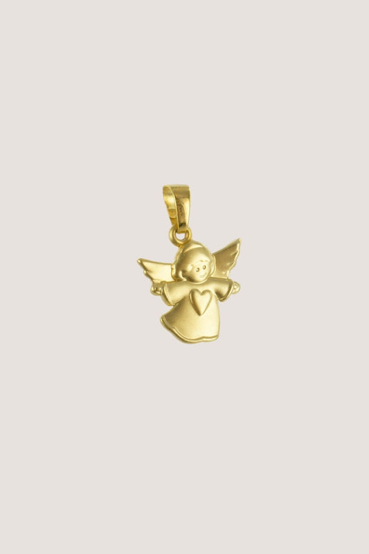 EINZELNER ENGEL I 8 K GOLD I Anhänger Schutzengel Aurea