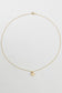 LOVE I KETTE 8K GOLD Kurz, filigran mit Herz in 10 mm
