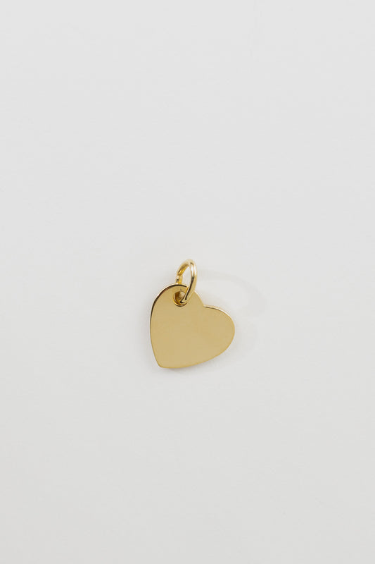 EINZELNES HERZ 10 mm I 8K GOLD