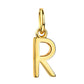 WRITE YOUR STORY I INITIAL KETTE 8K GOLD Kurz, filigran mit einem Initial in 10 mm