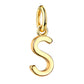 WRITE YOUR STORY I INITIAL KETTE 8K GOLD Kurz, filigran mit einem Initial in 10 mm
