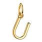 WRITE YOUR STORY I INITIAL KETTE 8K GOLD Kurz, filigran mit einem Initial in 10 mm