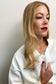 LOVE I KETTE 8K GOLD Kurz, filigran mit Herz in 10 mm