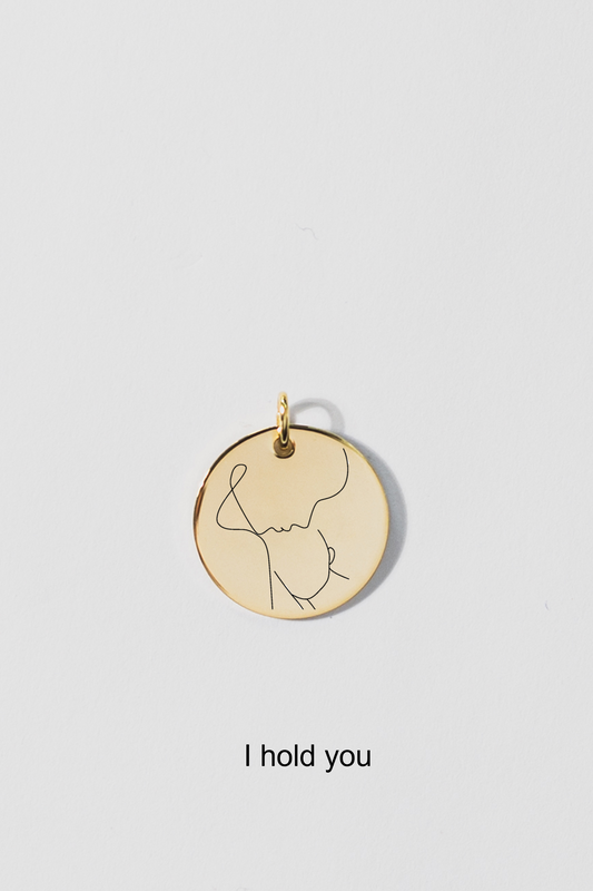 MEMORIES COLLECTION I EINZELNES PLÄTTCHEN I 8K GOLD