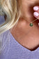 KIND I KETTE 8K GOLD Kurz, filigran mit kleinem Plättchen in 10 mm
