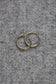 BASIC HOOP I OHRRING 8K GOLD mittel, 15 mm